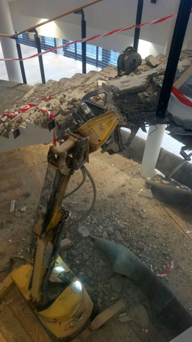 Einsatzfoto abbruchroboter brokk 100