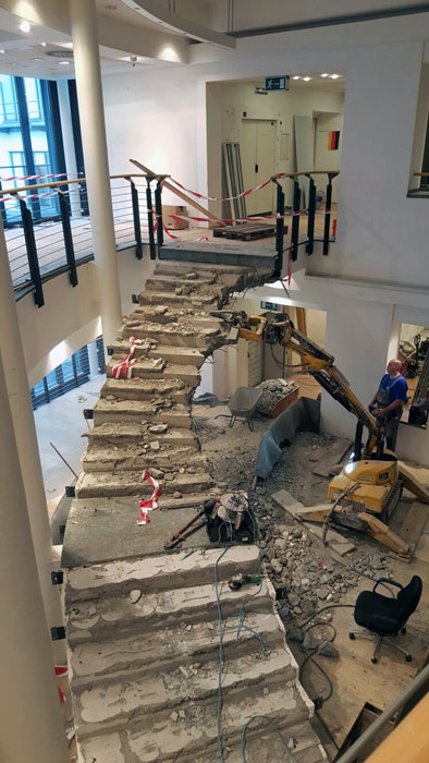 Einsatzfoto abbruchroboter brokk 100