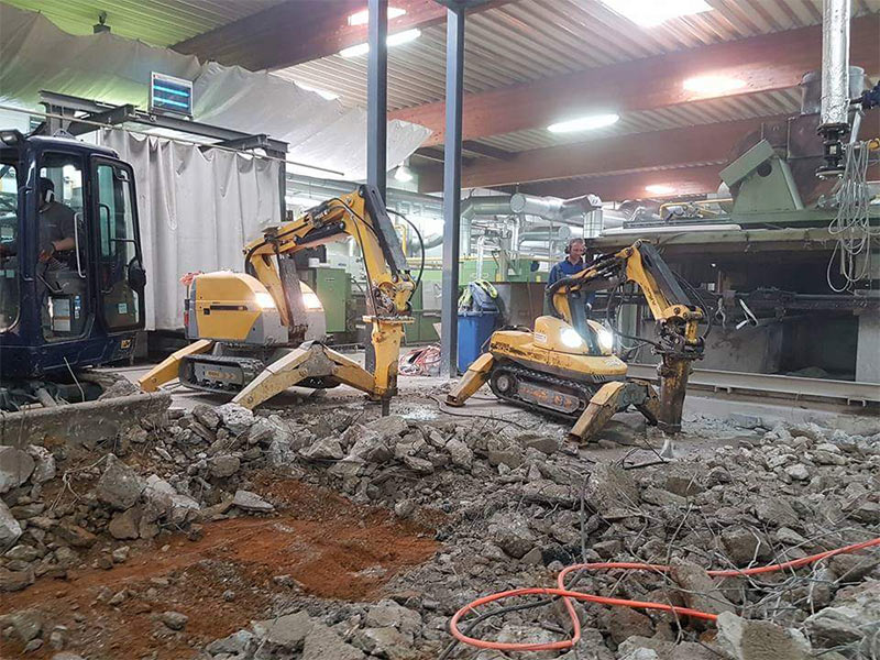 Einsatzfoto abbruchroboter brokk 170
