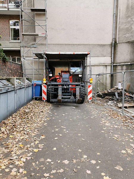 Einsatzfoto bunker umbau