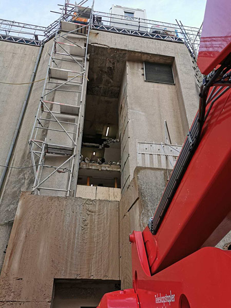 Einsatzfoto bunker umbau