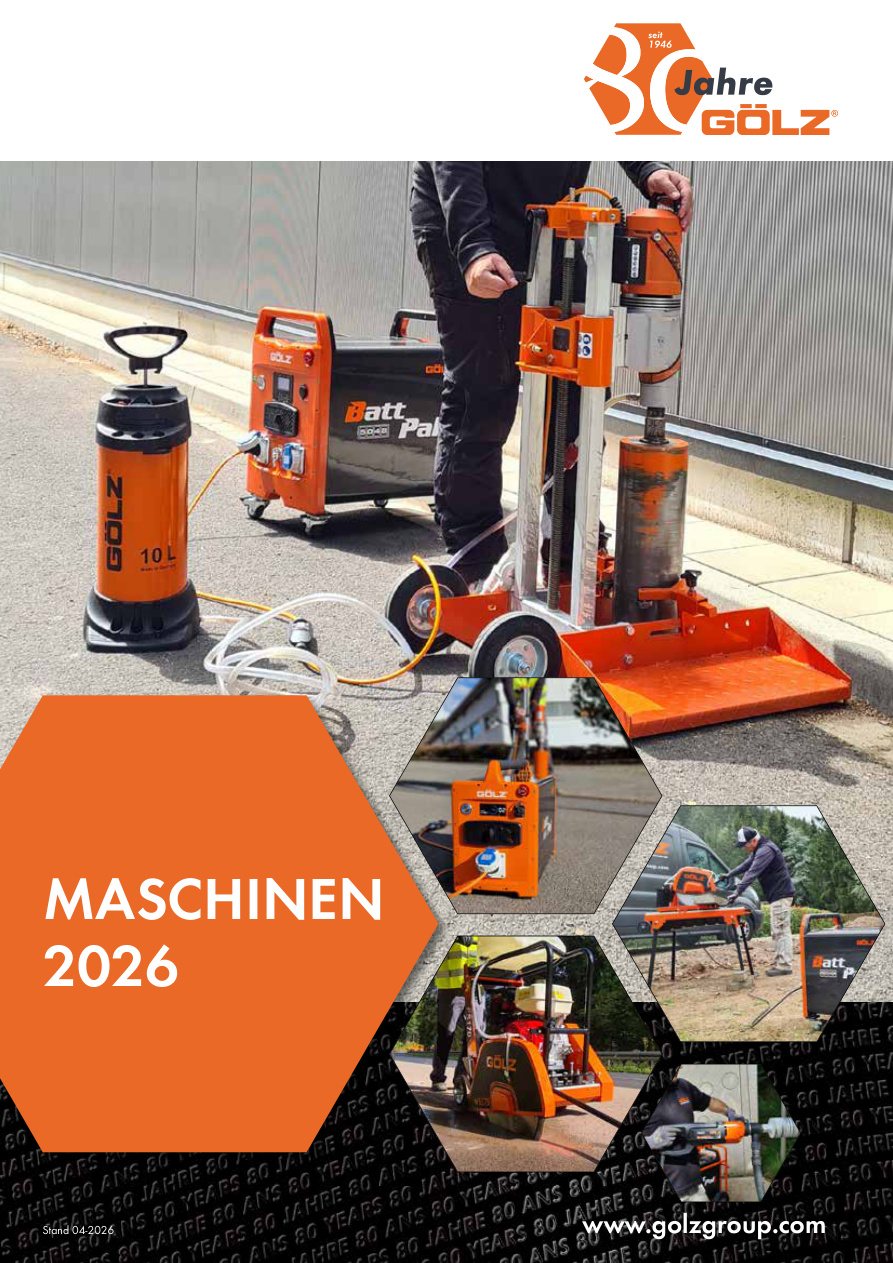 Titelblatt Gölz Maschinen 2026