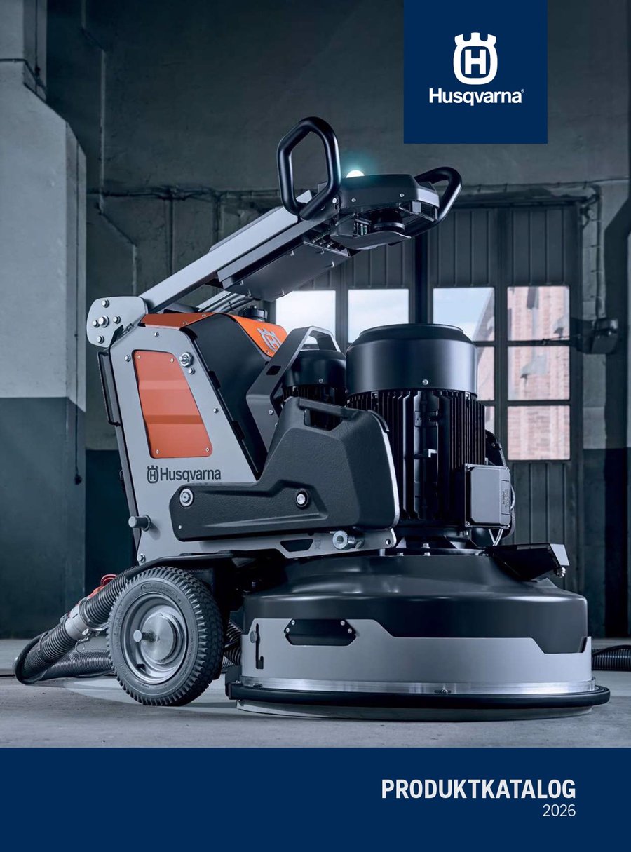 Titelblatt Husqvarna Produktkatalog 2026