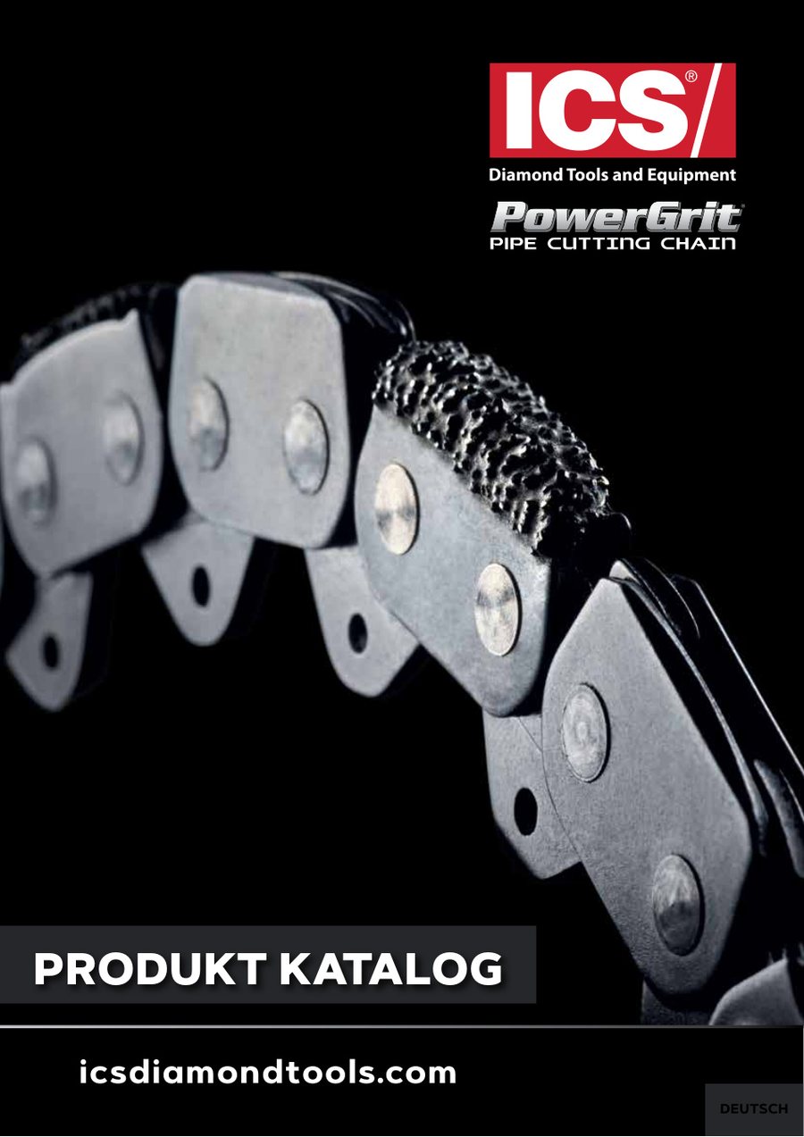 Titelblatt ICS PowerGrit Katalog 2026