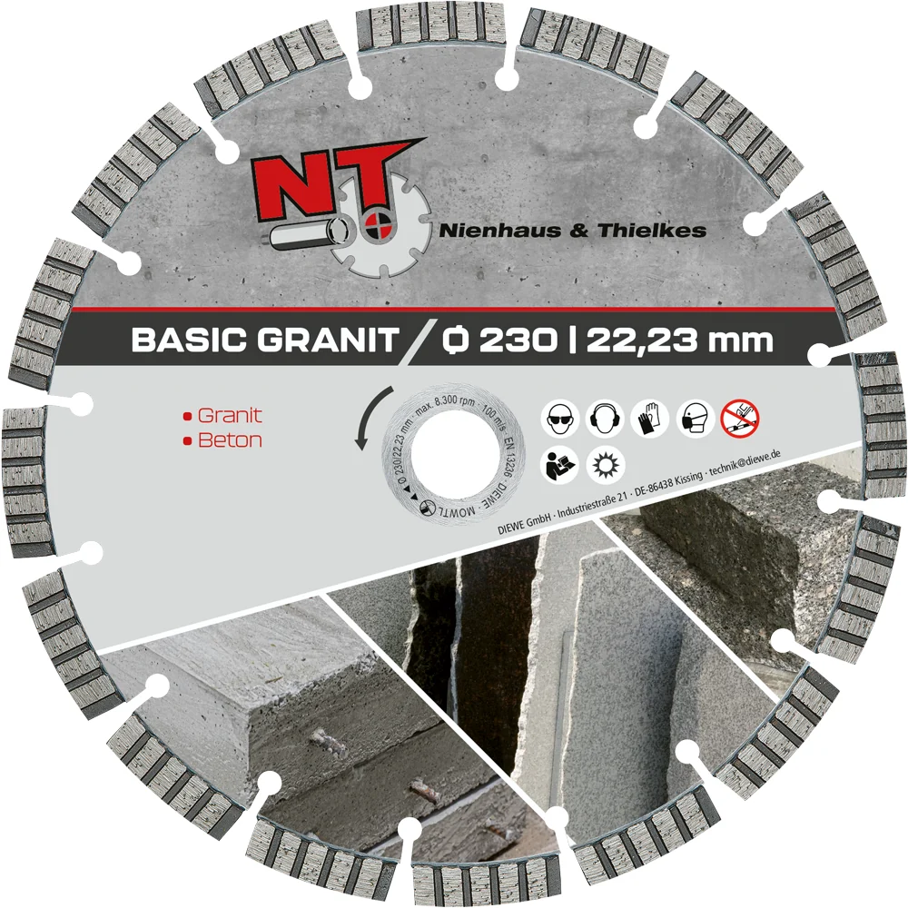 Diamanttrennscheibe Basic Granit