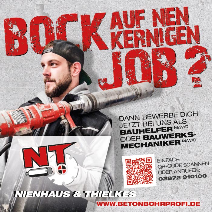 Stellenanzeige: Bock auf nen kernigen Job?